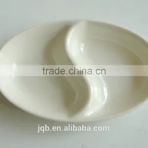 100% Melamine Plate Melamine Snack Tray With 3components thumbnail-5
