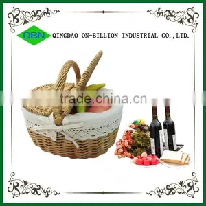 2014 New Cheap Takeaway Handmade Rattan Willow Food Container thumbnail-1