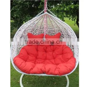 Garden Double Rattan Egg Chair thumbnail-3
