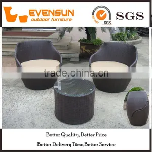 3PCS Egg Shape Stacking Wicker Sofa Set thumbnail-3