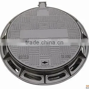 Black Bitumen Coated Cast Iron Inspection Manhole Cover thumbnail-3