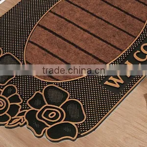 Cheap Leaf Texture Cheap Bathroom Door Mat thumbnail-5