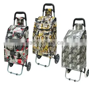 Plastic Handle Shopping Cart With Customized Logo thumbnail-1