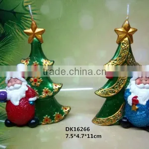 Factory Wholesale Santa Claus Christmas Candle thumbnail-6
