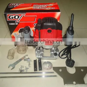 6mm/8mm 1050w Portable Power Wood Plunge Router Machine Versatile Small Electric Hand Trimmer thumbnail-1
