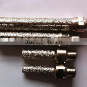 Vacuum Brazed Diamond Engraving Finger Router Bits for Stone thumbnail-1