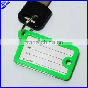 Hot-Sell Cheap Office Blank Plastic Key Tags thumbnail-1