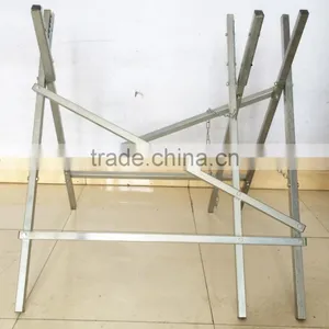 Portable Foldable Heavy Duty Steel Saw Horse, Saw Wood Stand/stent , Saw Trestle for Garden Working thumbnail-3