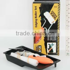 4PC PAINT ROLLER WITH TRAY thumbnail-1