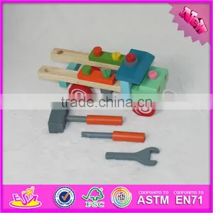 2016 Best Design Educational Children Wooden Toy Screws for Sale W03C026 thumbnail-4