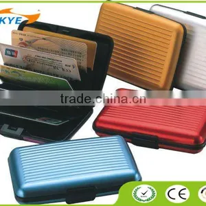 Aluminum RFID Blocking Credit Card Holder Case Aluminum Wallet thumbnail-1