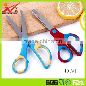 Superior Quality Student Scissors With Soft PP TPR Grip Handles thumbnail-1