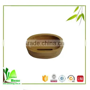 Eco-Friendly Wholesale Bamboo Soap Dish thumbnail-2