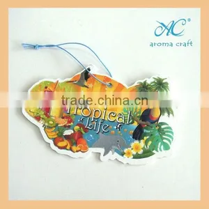 Best Choice Cheap Factory Price Car Air Freshener Use Custom Design Hanging Car Paper thumbnail-2