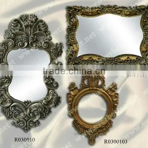 Barocque Frame Mirrors,Ornate Framed Uttermost Oval Mirror thumbnail-1