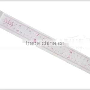 Chinese Factory Direct Sell High Quality Imperial Flexible Plastic Pattern Making Ruler 3 * 30cm With Pattern Grids # 8006 thumbnail-1