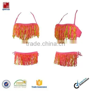 Factory Wholesale Women Fashion Sexy Fringe Tassel Bikinis thumbnail-1
