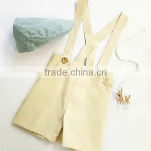 Suspender Shorts Baby Clothes Plain Color Apparel Kids Clothing Wholesale thumbnail-3