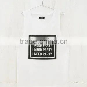 Fashion Men Street Dancing Tank Top Hip Hop Tank Top thumbnail-2