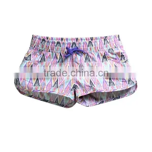 Fashion Summer Female Flim Fit Casual Cotton Shorts Solid Beach Shorts Pants thumbnail-1