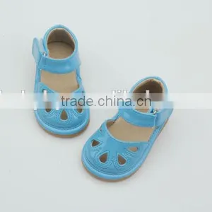 Skidproof Patent PU Leather Lovely Toddler Wholesale Squeaky Shoes thumbnail-2