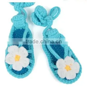 Elegant Nice Design Hot Sales Girl Free Knitting Pattern Baby Shoes thumbnail-6