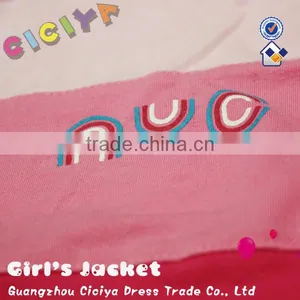 New Styled Adult CVC 100%cotton Zip up Design Women Stand Collar Jacket Wholesale thumbnail-2