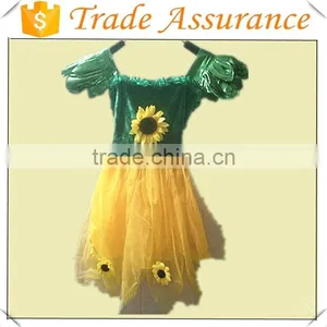 Children Sunflower Tutu Dress thumbnail-1