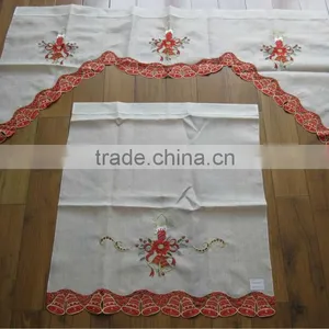 Kitchen Curtains and Matched Tablecloth thumbnail-2