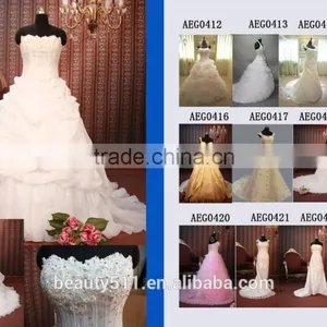 Mermaid Sweetheart Neck With Bead Wedding Dress Lace GOWN AS28302 thumbnail-4