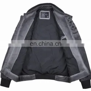 2015 Last Fashion Spring Handsome Motrocycling Man Leather Jacket thumbnail-2