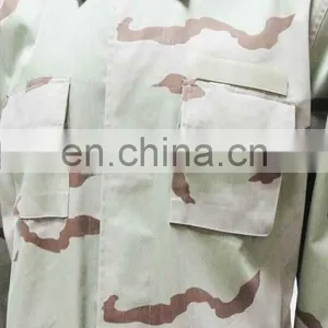 Cheap Custom Three Color Desert Camouflage Military Clothing for Sale thumbnail-6