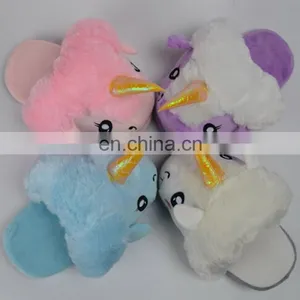 High Quality Cute Design Christmas Unicorn Slippers thumbnail-6