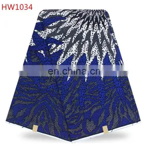African Wax Prints Fabric Top Quality Hollandis Wax Cotton Fabric thumbnail-6