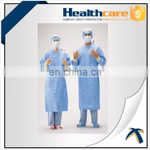 Disposable PP+PE Isolation Gown thumbnail-1