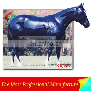 High Emulational Fiberglass Real Size Horse thumbnail-1