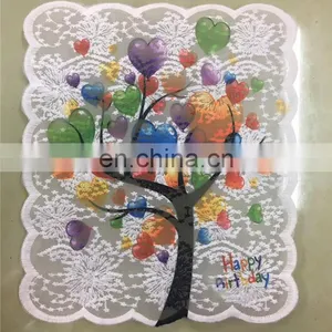 New Popular Embroidery Milk Silk Mesh Printing Lace Design thumbnail-1