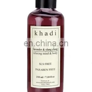 Khadi Natural Herbal Lavender & Ylang Ylang Body Wash - SLS & Paraben Free thumbnail-1