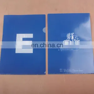 Low Price Good Quality PP A4 Size L-shape Plastic File Folder thumbnail-3