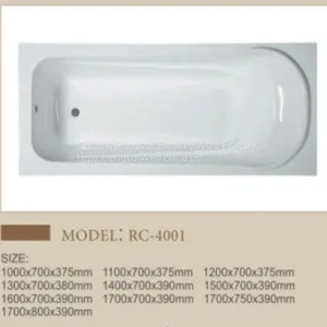 China Acrylic Material Simple Design Bath Tube thumbnail-1