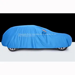Navy Blue Color 190T Polyester Taffeta SUV Waterproof Car Covers thumbnail-2