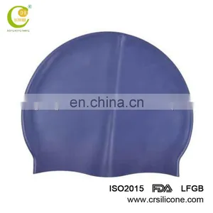 Kids Sports Silicone Material Swim Cap Flexible Durable Swimming Hat Black Yellow thumbnail-2