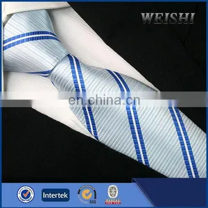 100% Silk Woven Tie Fashion Stripe Printed Mens Ties thumbnail-1