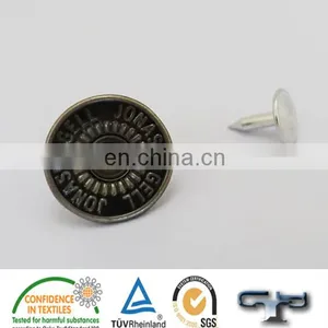 Engraved Private Logo Popular Style Metal Open Hole Jeans Button thumbnail-6