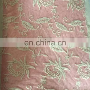 White Lace French Lace Materials India African Guipure Cotton Embroidery Lace for Wedding Dress thumbnail-6