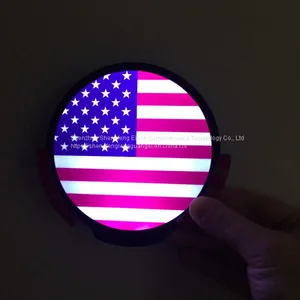 Popular Power Decals US Flag for LED Car Stickers Powered by 3 AAA Battery thumbnail-1