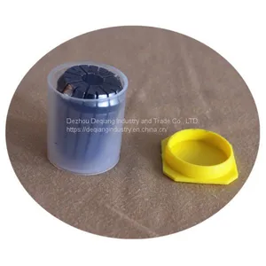 Collet ER32 Half-transparent Package Small Plastic Tool Box Little Parts and Tool Protective Storage Box 32mm(D) * 43mm(H) thumbnail-1