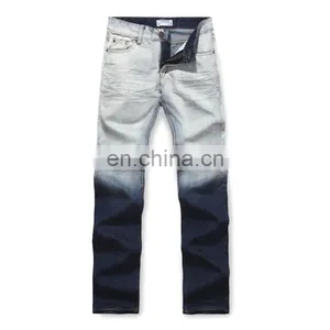 DiZNEW OEM Ripped 12 OZ Denim Custom Design no Brand Men Jeans thumbnail-5