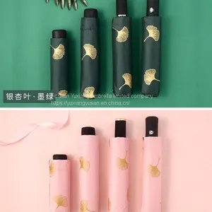 Sun Umbrella Sunshade Umbrella Sunny Umbrella Sunscreen Umbrella UV Protection Girl Male Dual Purpose Automatic Umbrella Small Portable Umbrella thumbnail-1
