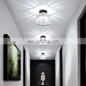 Modern Interior Ceiling Lights Fixtures Decorative Crystal Led Ceiling Suspended Light thumbnail-4